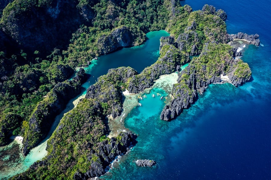 El Nido Palawan Island Hopping Philippines Big Lagoon