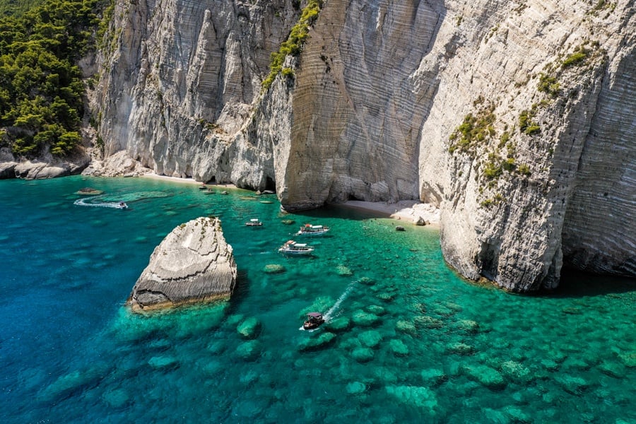 Zakynthos Greece Island Travel Guide Zakinthos Zante Keri Caves Beach