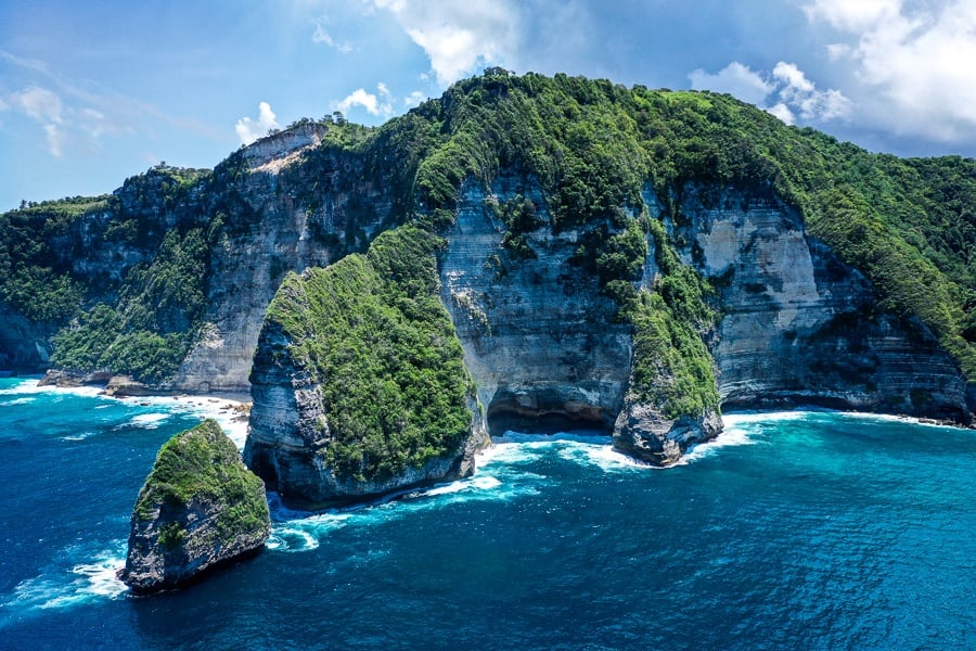 Banah Cliff Point in Nusa Penida, Bali