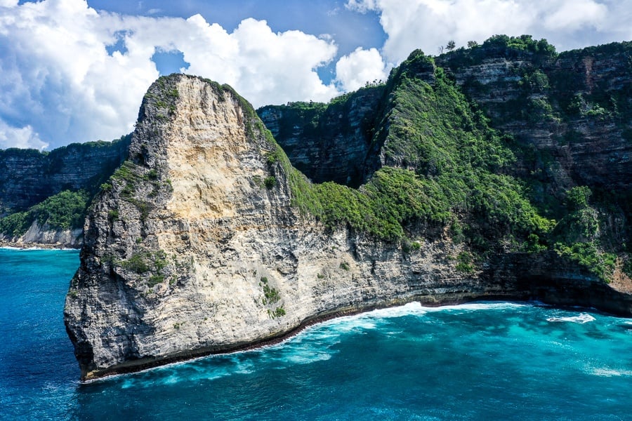 Sekartaji Cliff Point Drone Nusa Penida Bali