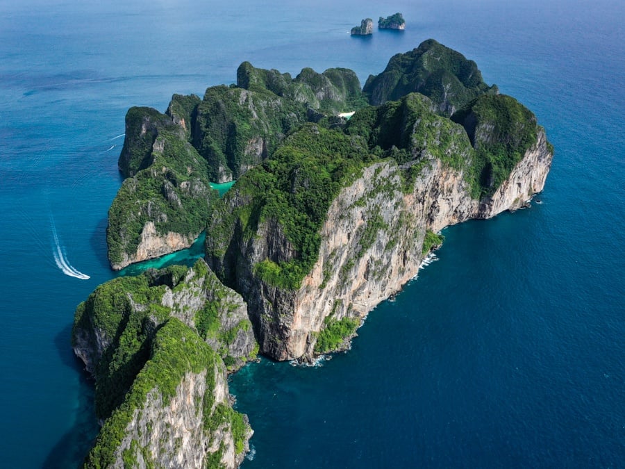 Phi Phi Island Thailand Travel Guide Koh Phi Phi Islands Phuket Krabi Drone