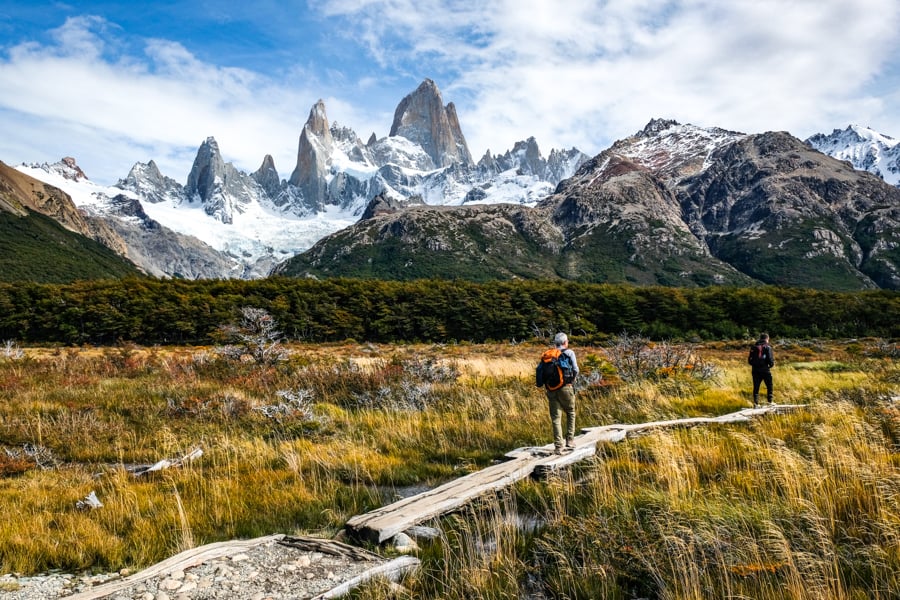 Mount Fitz Roy Patagonia Laguna De Los Tres Hike El Chalten Argentina