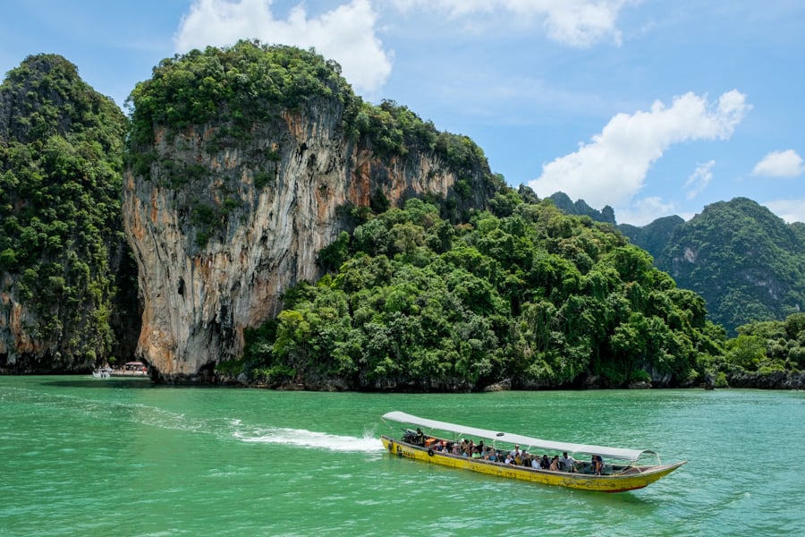 James Bond Island Thailand Phang Nga Bay Tour Boat Ko Ta Pu Phuket Krabi