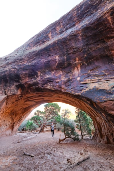 Devils Garden Trail Moab Arches National Park Navajo Arch