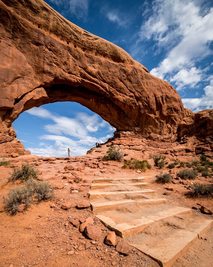 North Window Arch Moab Utah Hikes Hiking Trails National Park