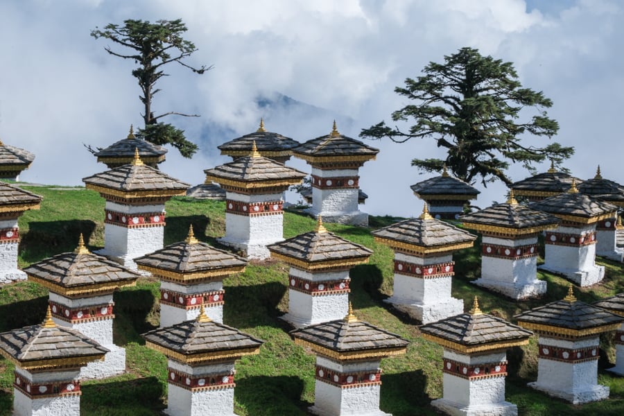 Dochula Pass Drukwangyel Temple