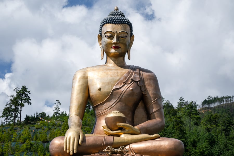 Buddha Dordenma Statue Thimphu Bhutan Travel Itinerary 7 Days Best Things To Do