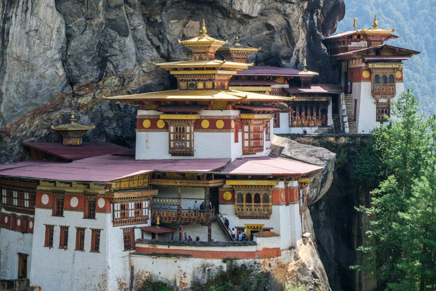 Tigers Nest Monastery Hike Paro Taktsang Bhutan Travel Itinerary 7 Days Best Things To Do