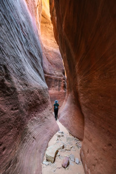 Red Hollow Slot Canyon Hike Orderville Utah