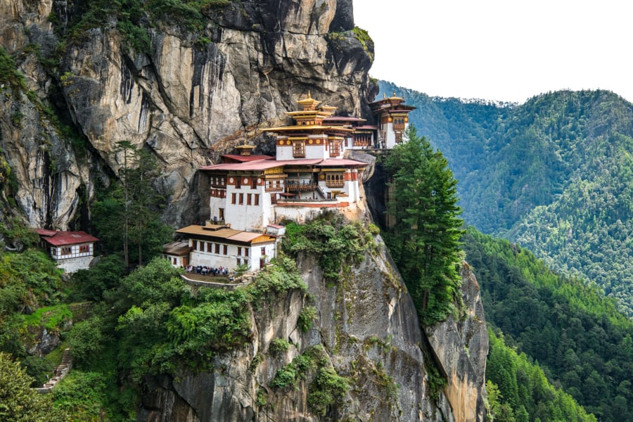 Tigers Nest Monastery Hike Paro Taktsang Bhutan Travel Itinerary 7 Days Best Things To Do