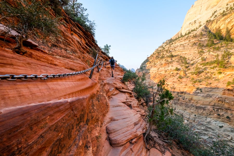 Zion Canyon Trail Chain Section
