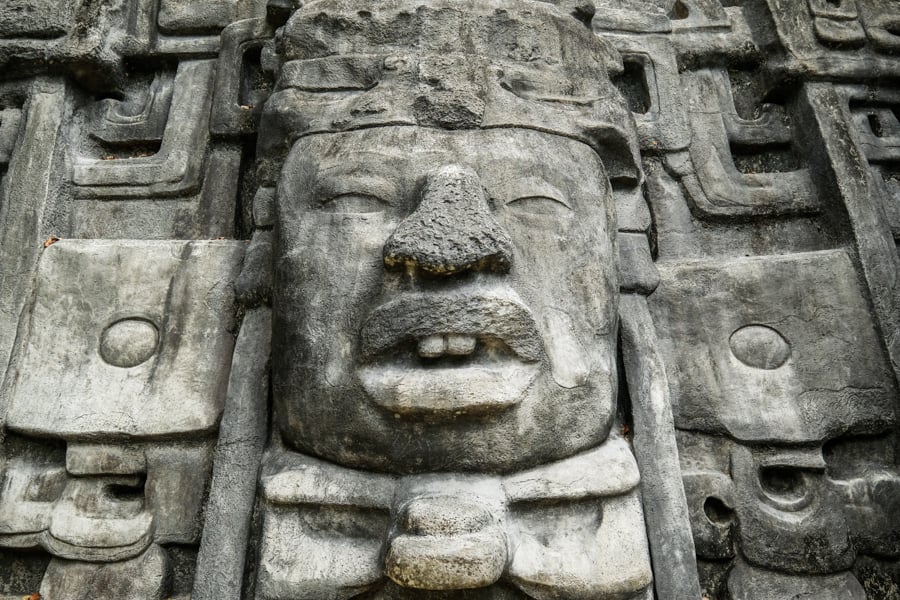 Lamanai Belize Ruins Mayan Mask Temple