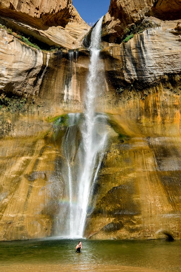 Lower Calf Creek Falls Waterfall Escalante