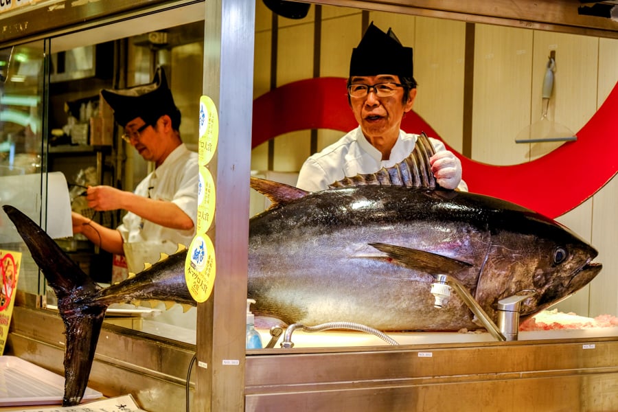 Big Tuna Fish Dotonbori Market