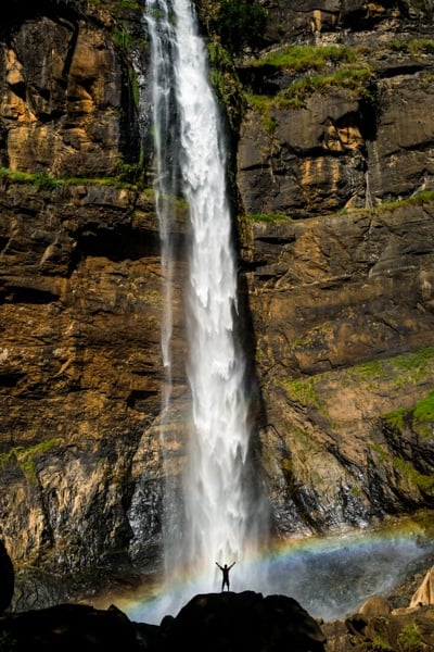 Curug Cikanteh Waterfall in West Java