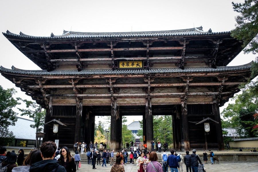 Ancient Todaiji Gate Nara
