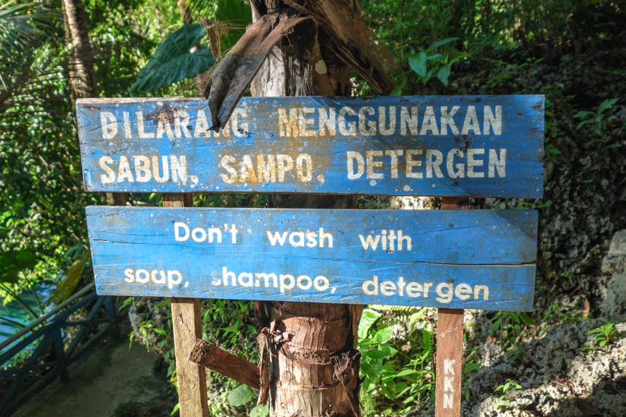 Conservation sign