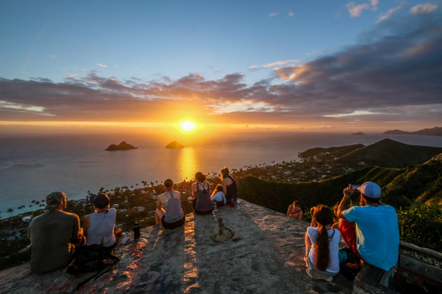 Best Hikes In Oahu Hawaii Top Oahu Hiking Trails Lanikai Pillbox Sunrise