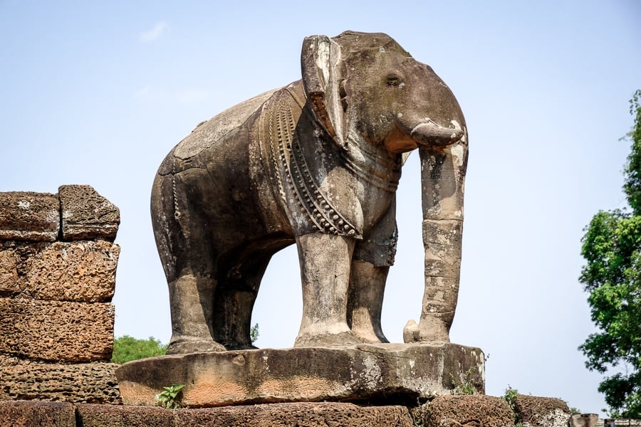 East Mebon elephant statue