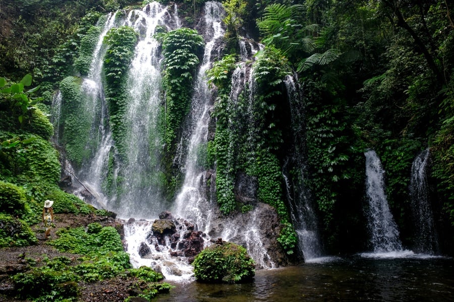Banyu Wana Amertha Waterfall in Bali