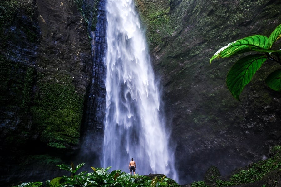 Kabut Pelangi Waterfall in East Java Indonesia
