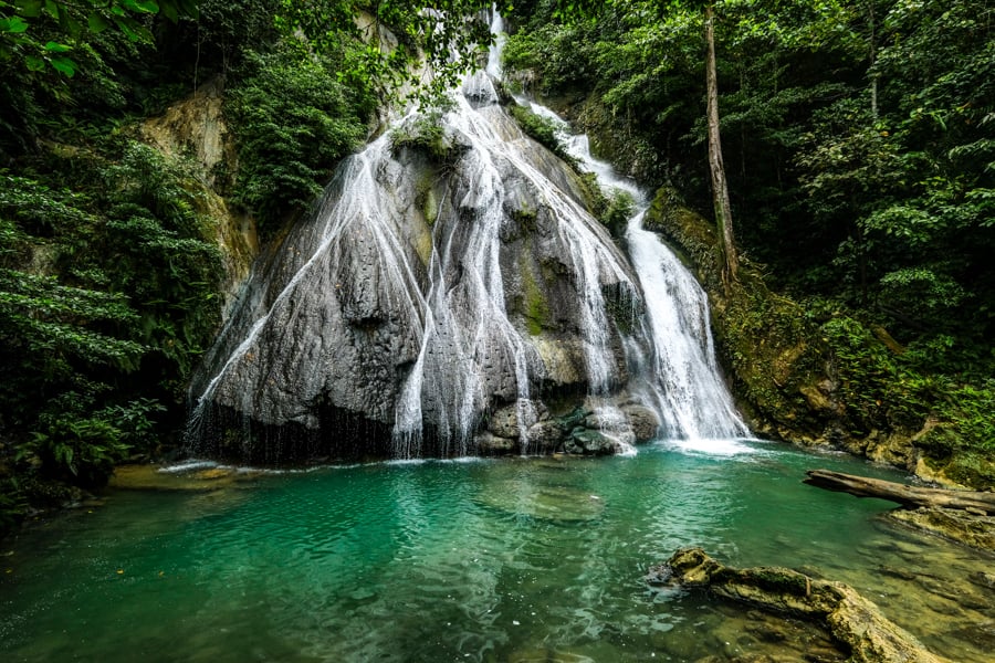 Telaga Pange Waterfall Air Terjun Taeno Maspait Ambon Maluku