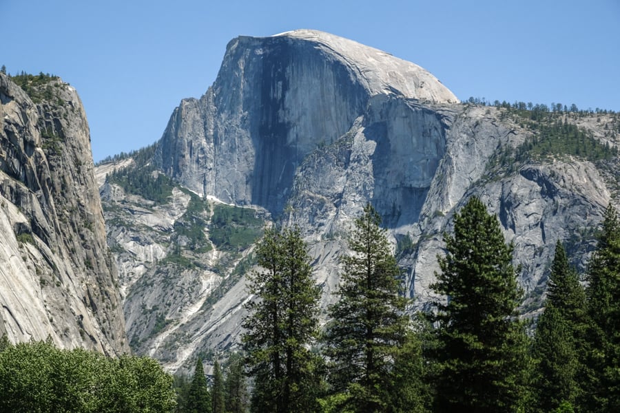 Half Dome Valley Yosemite National Park