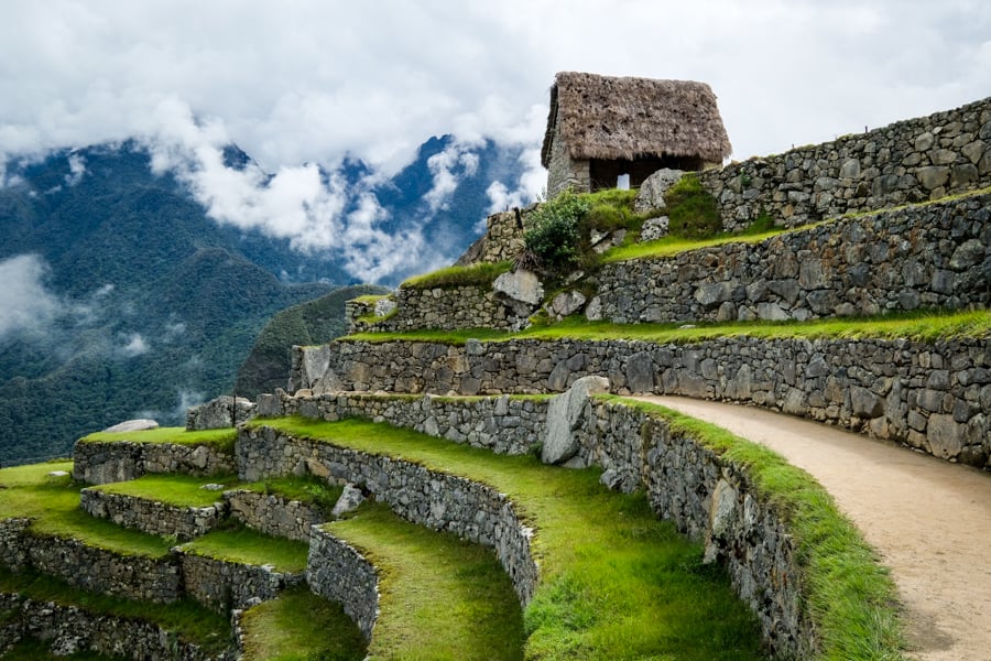 Top 10 Best Things To Do In Machu Picchu Peru Green Terraces Guardian's House